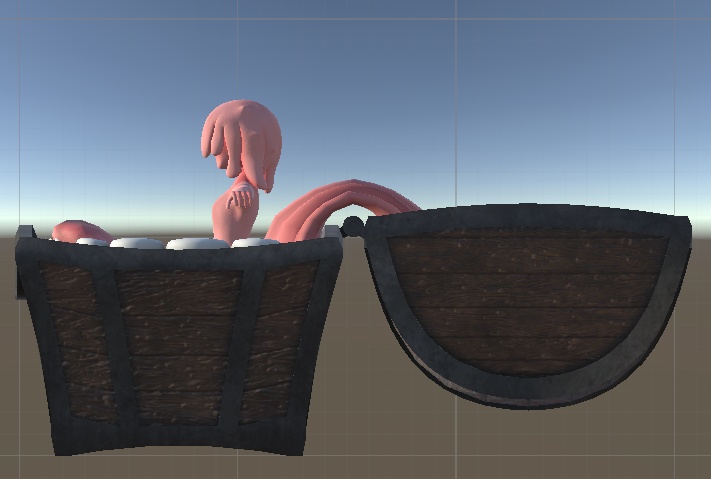 「ミミク・ユウビユラ」ミミック娘 / オリジナル3Dモデル