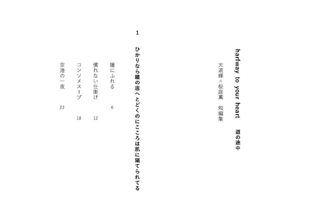 halfway to your heart 道の途中