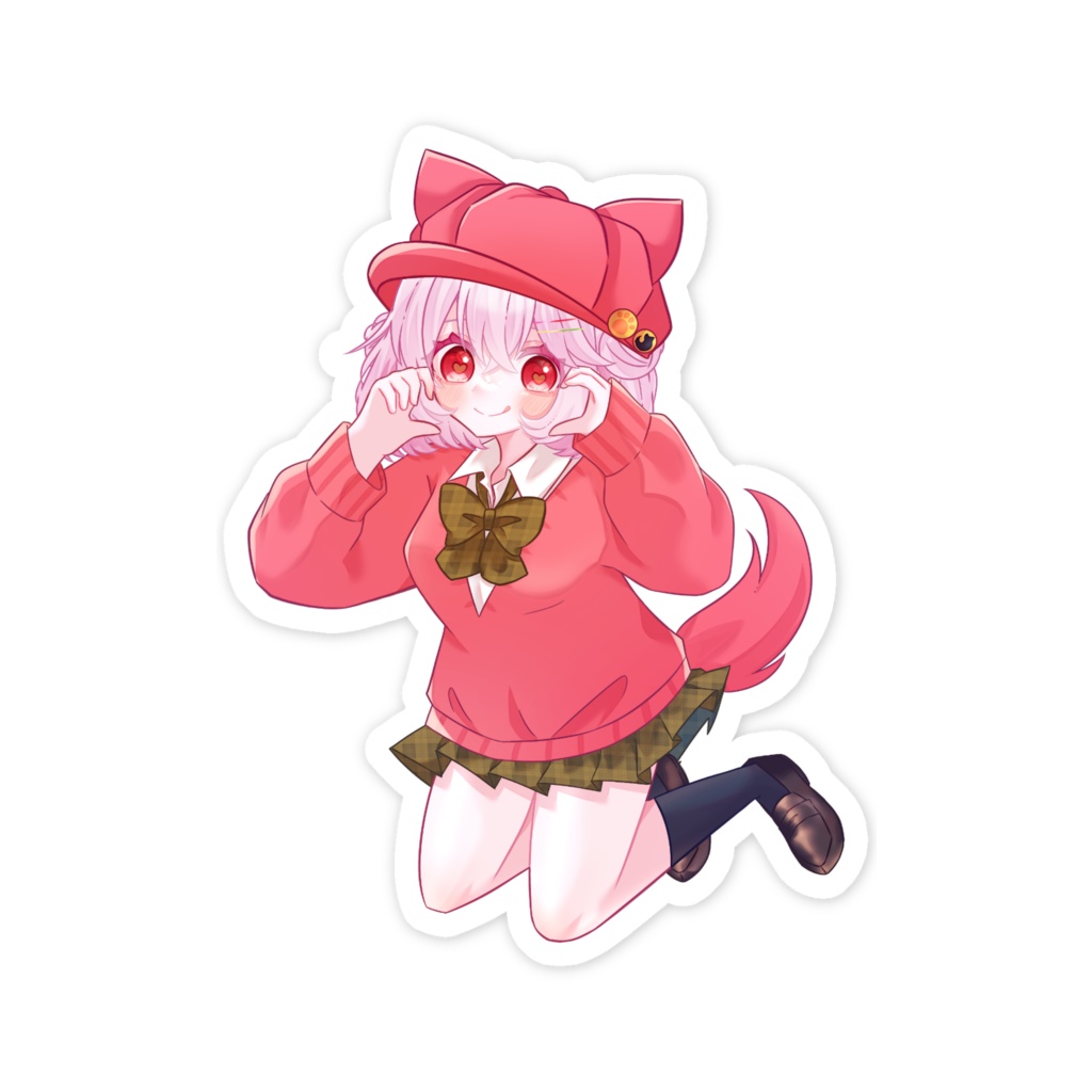 こむぎっこ2周年ステッカー