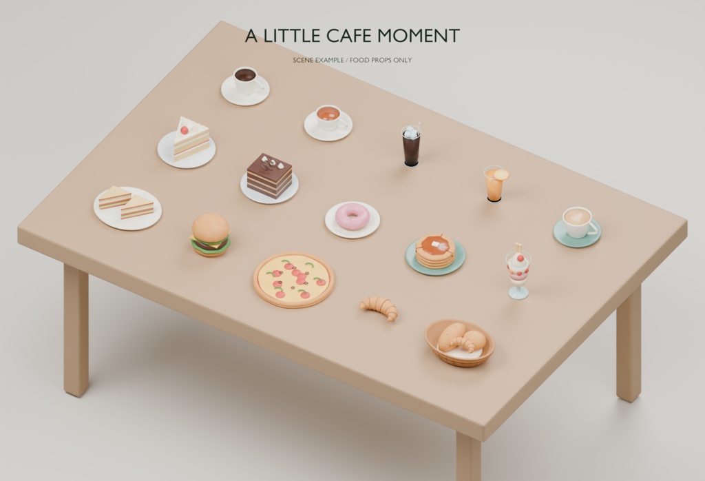 Cafe Food & Drinks Pack Vol.1