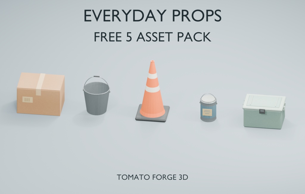 Everyday Props – Free 5 Asset Pack Vol.1