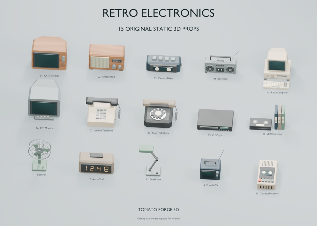 Retro Electronics Props Pack Vol.1