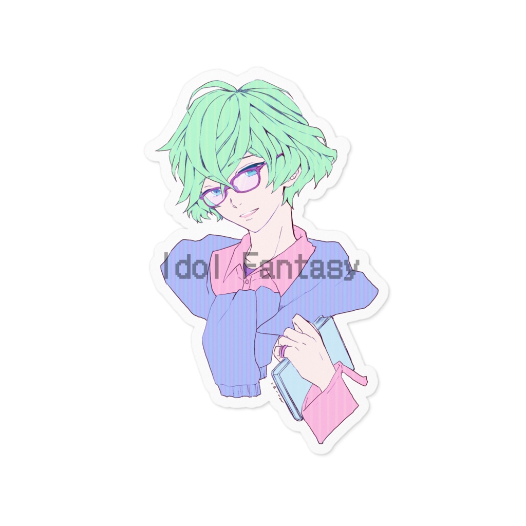 アイファンステッカー/颯斗👓️(100×100)