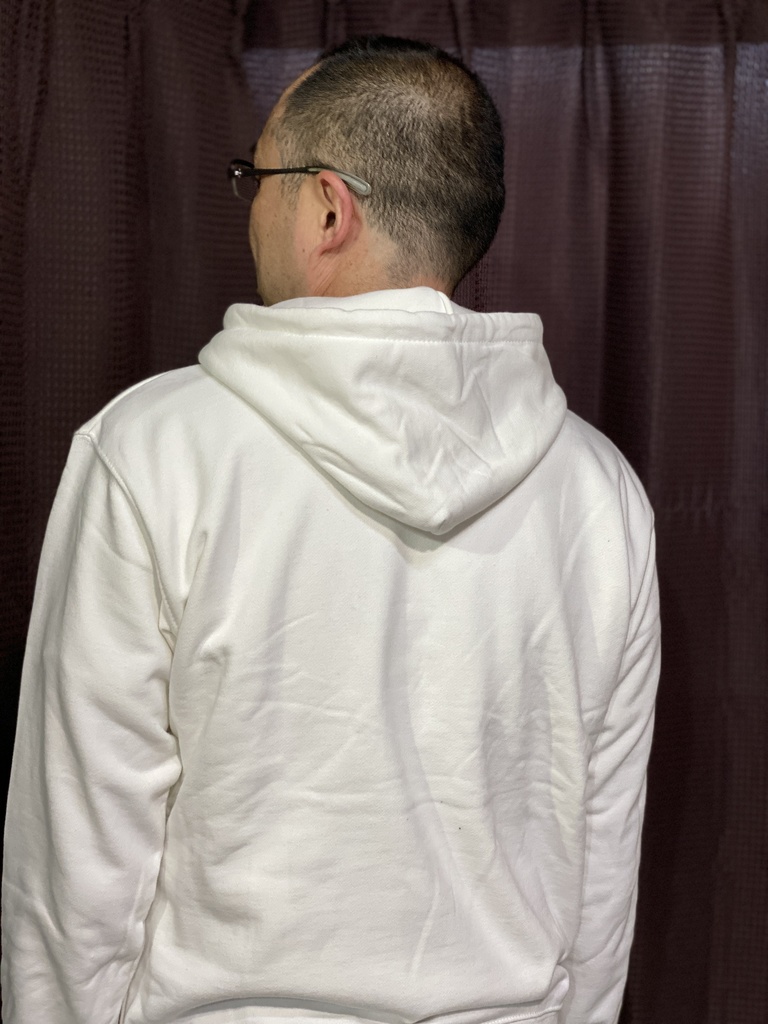 なつばやしくんパーカー01 ホワイト