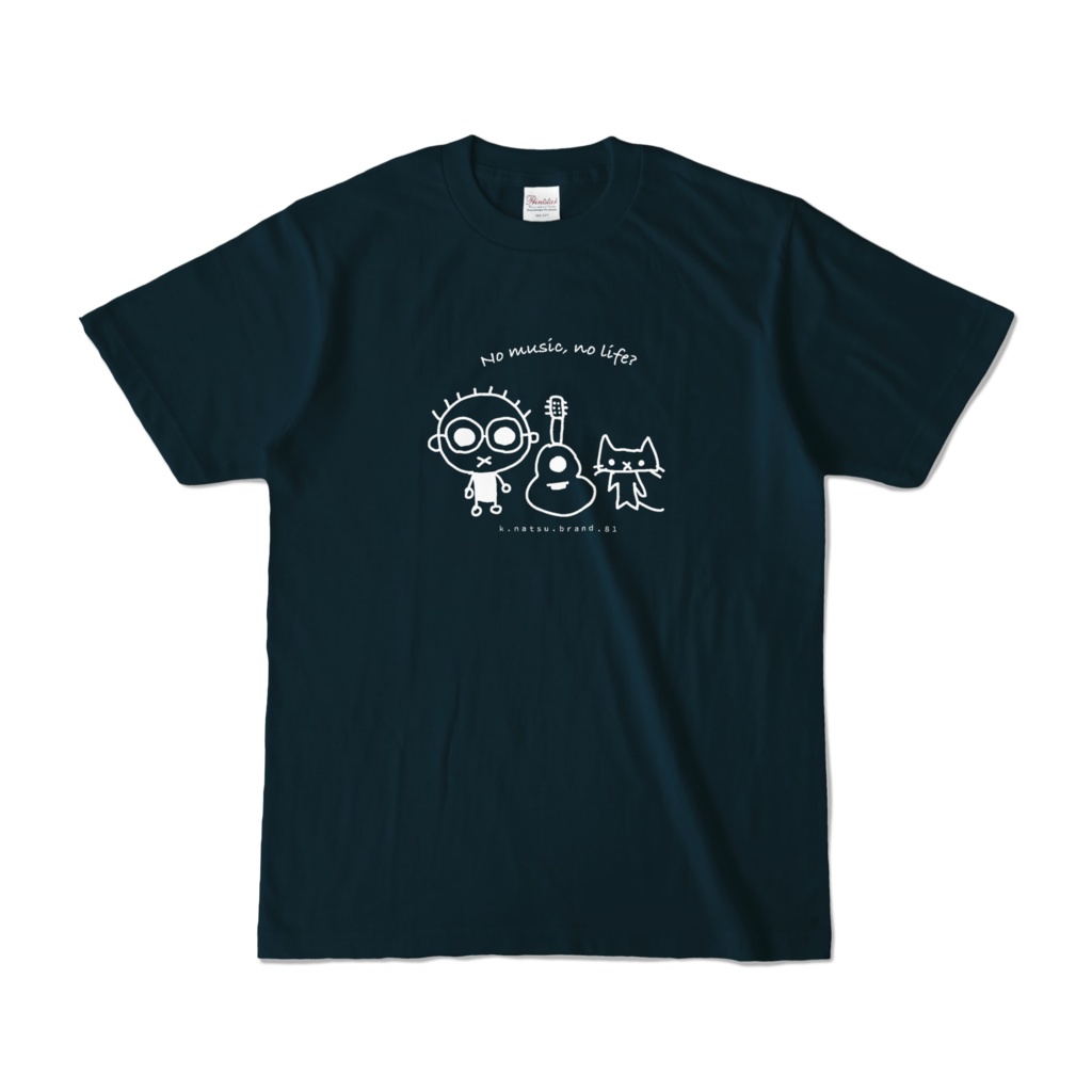 なつばやしくんTシャツ01男性用(ネイビー)