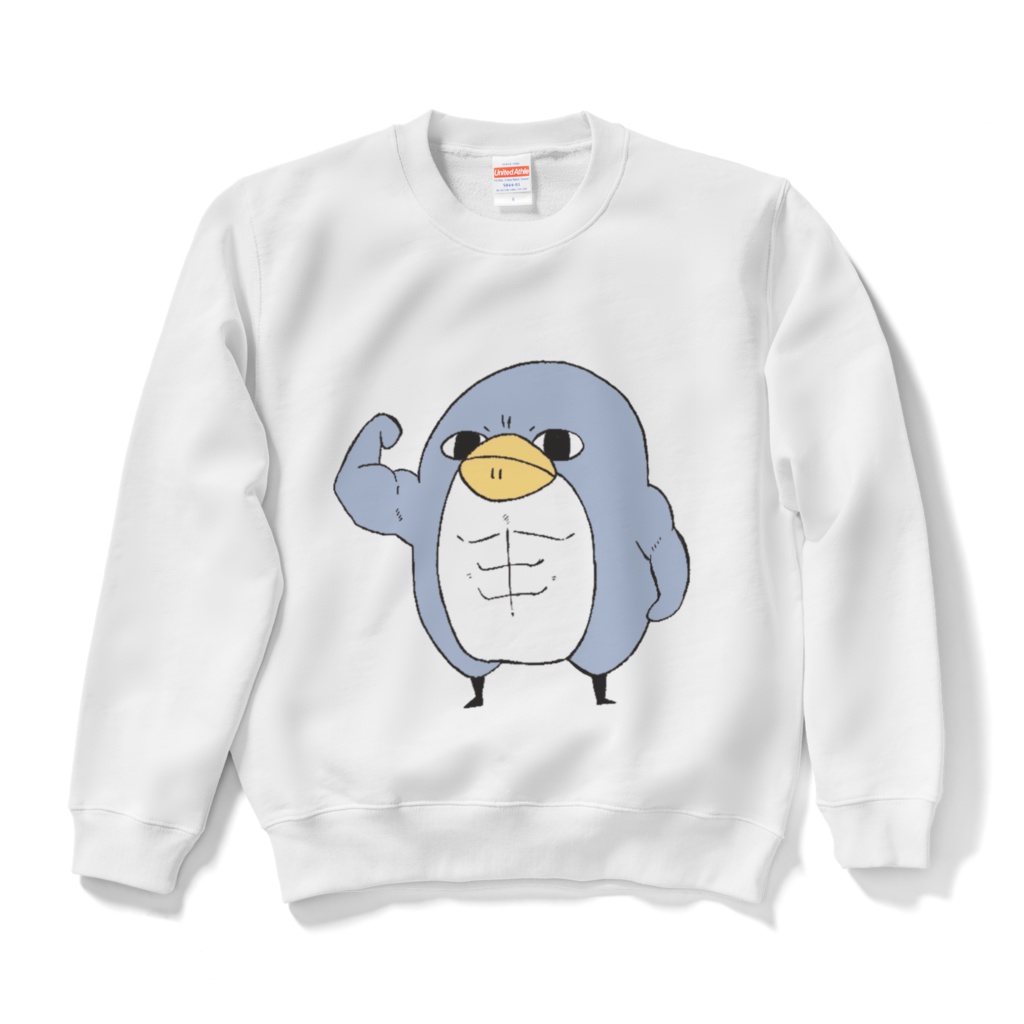 マッチョ壁画ペンギンスウェット Chamin Booth