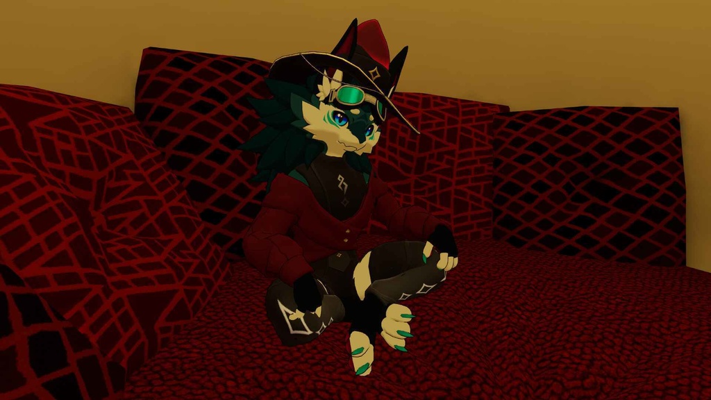 Novabeast Halloween Witch Sweater Outfit (VRChat PC and Quest Compatible)