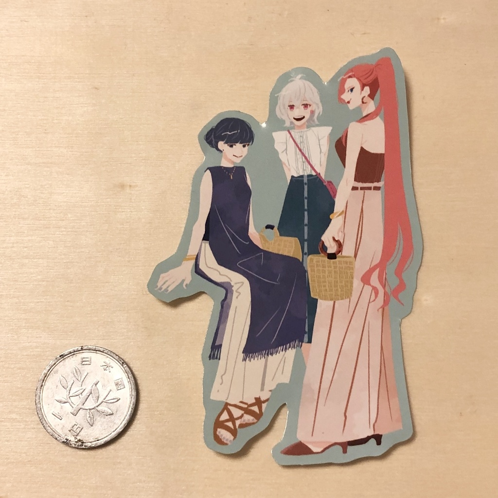 中王区ステッカー