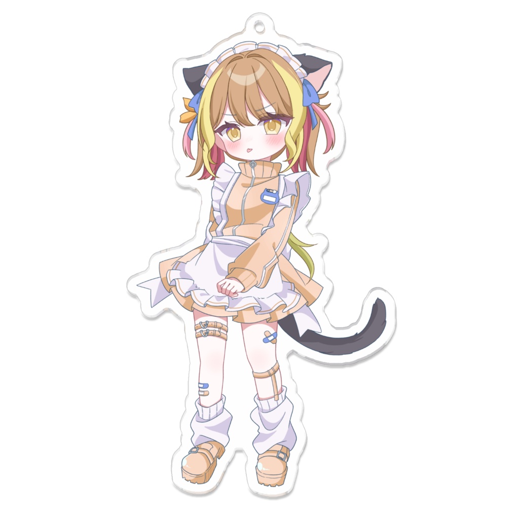 【アクキー】気まぐれ猫メイドジャージな向日葵【illust by みりむ】