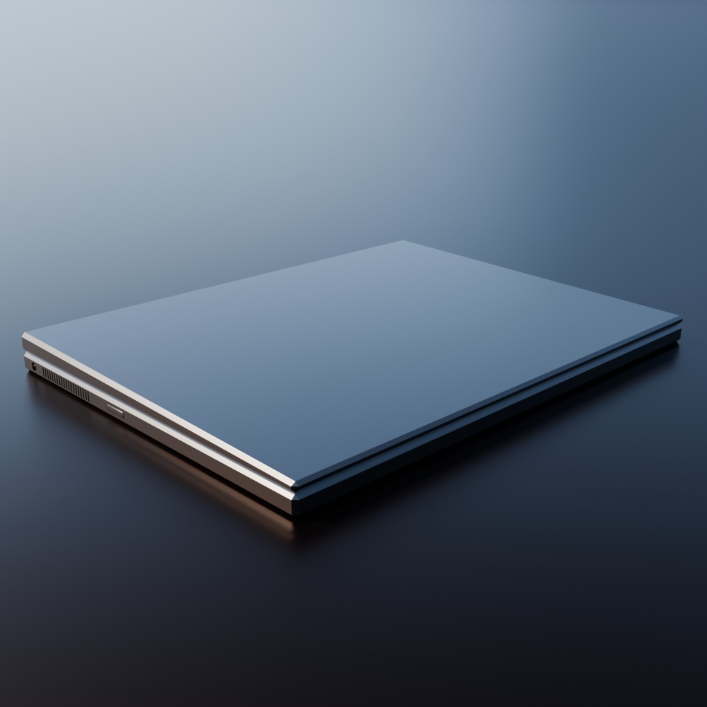 ノートパソコンの3Dモデル