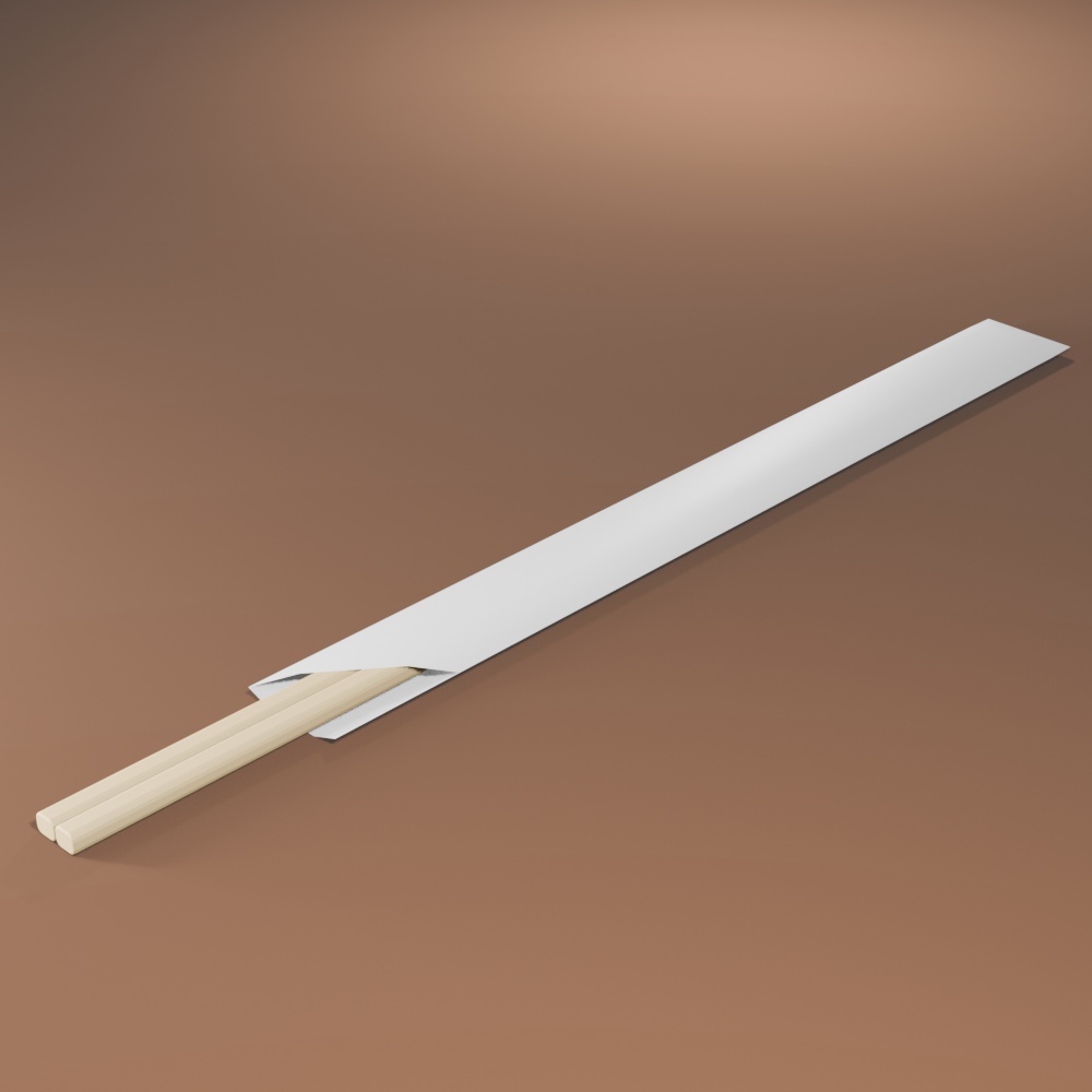 割り箸の3Dモデル