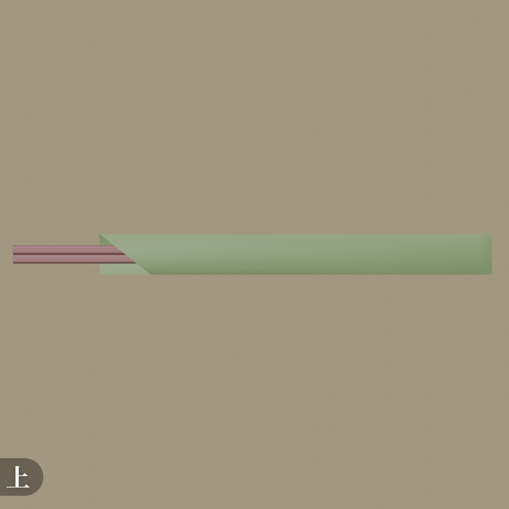 割り箸の3Dモデル