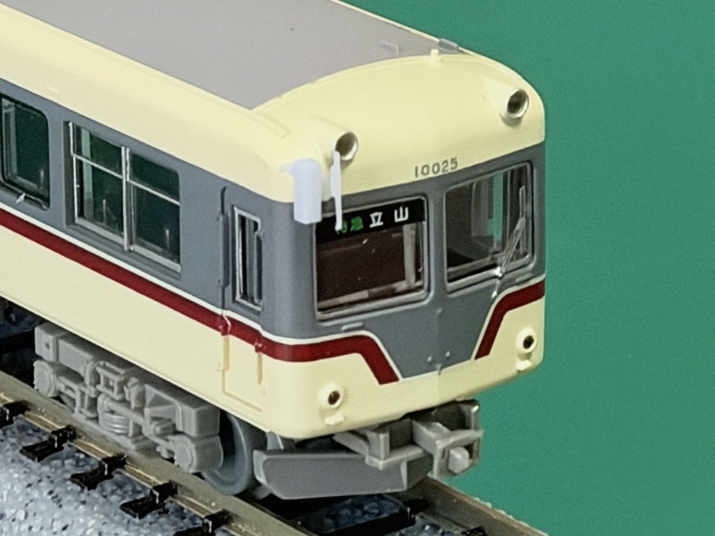 【Nゲージ】富山地方鉄道 タイフォン箱と無線アンテナ 計5種2セット