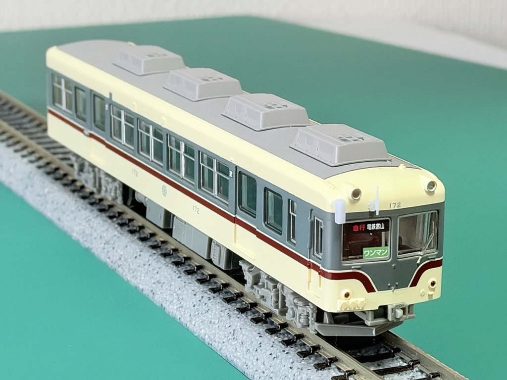 【Nゲージ】富山地方鉄道 タイフォン箱と無線アンテナ 計5種2セット