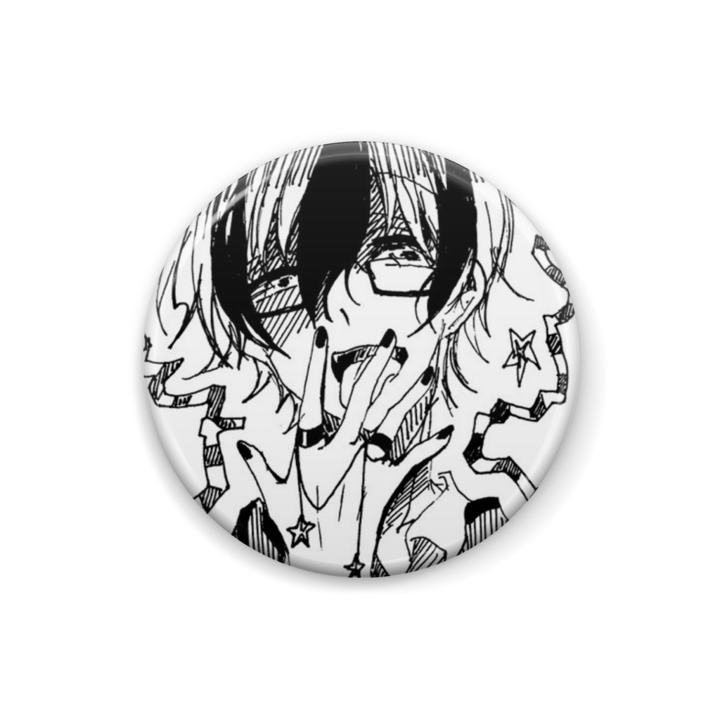 SERVAMP ロウレス 缶バッジ