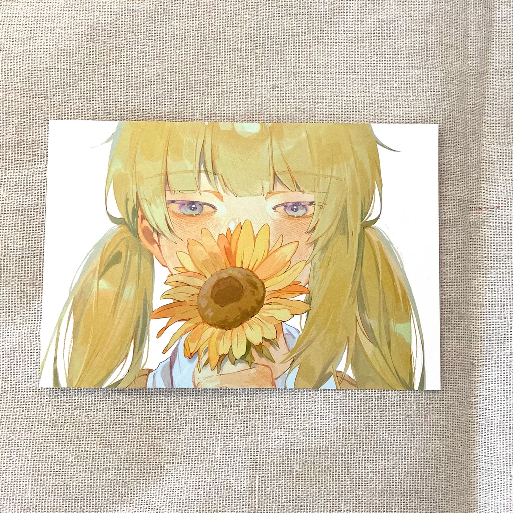 ポストカード「眠らない向日葵」
