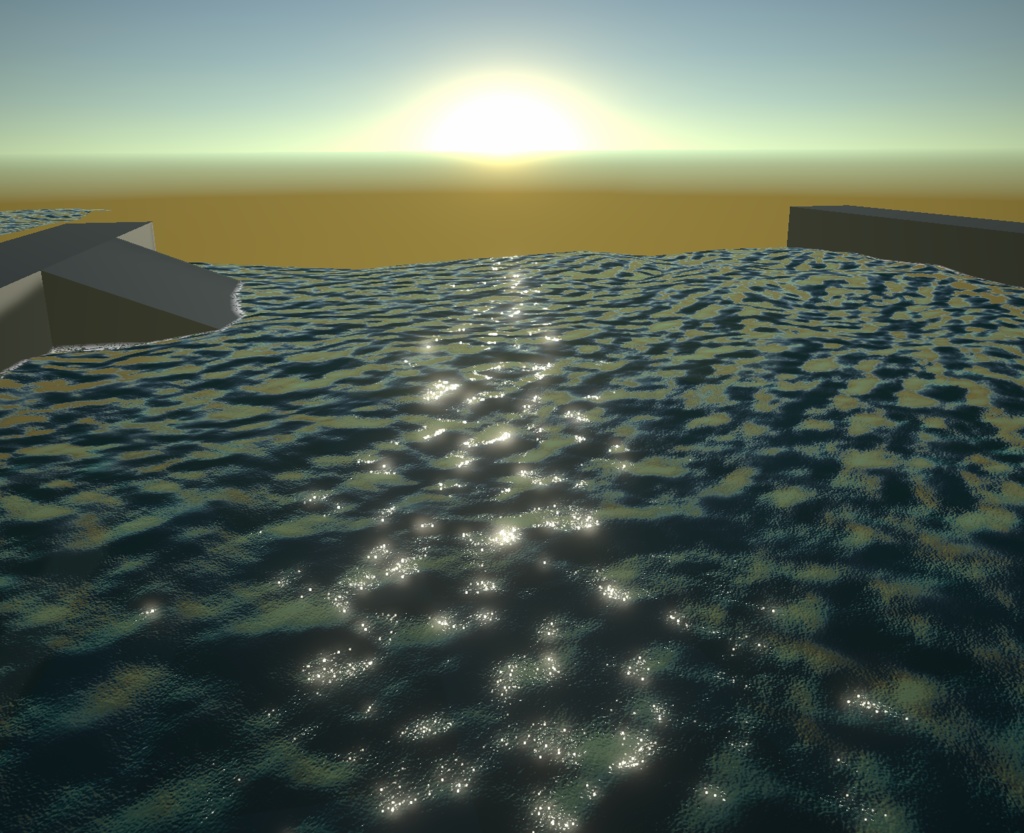 【unity URP】夏っぽいさわやかな「水」シェーダー【water shader】