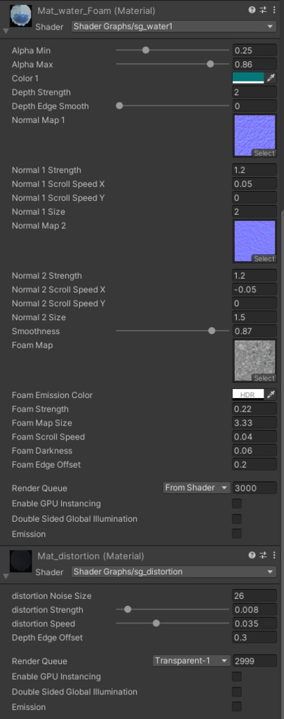 【unity URP】夏っぽいさわやかな「水」シェーダー【water shader】