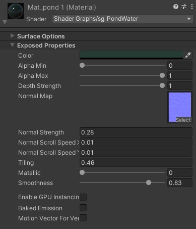 【unity URP/HDRP】汎用性重視の「水面」シェーダー【water shader】