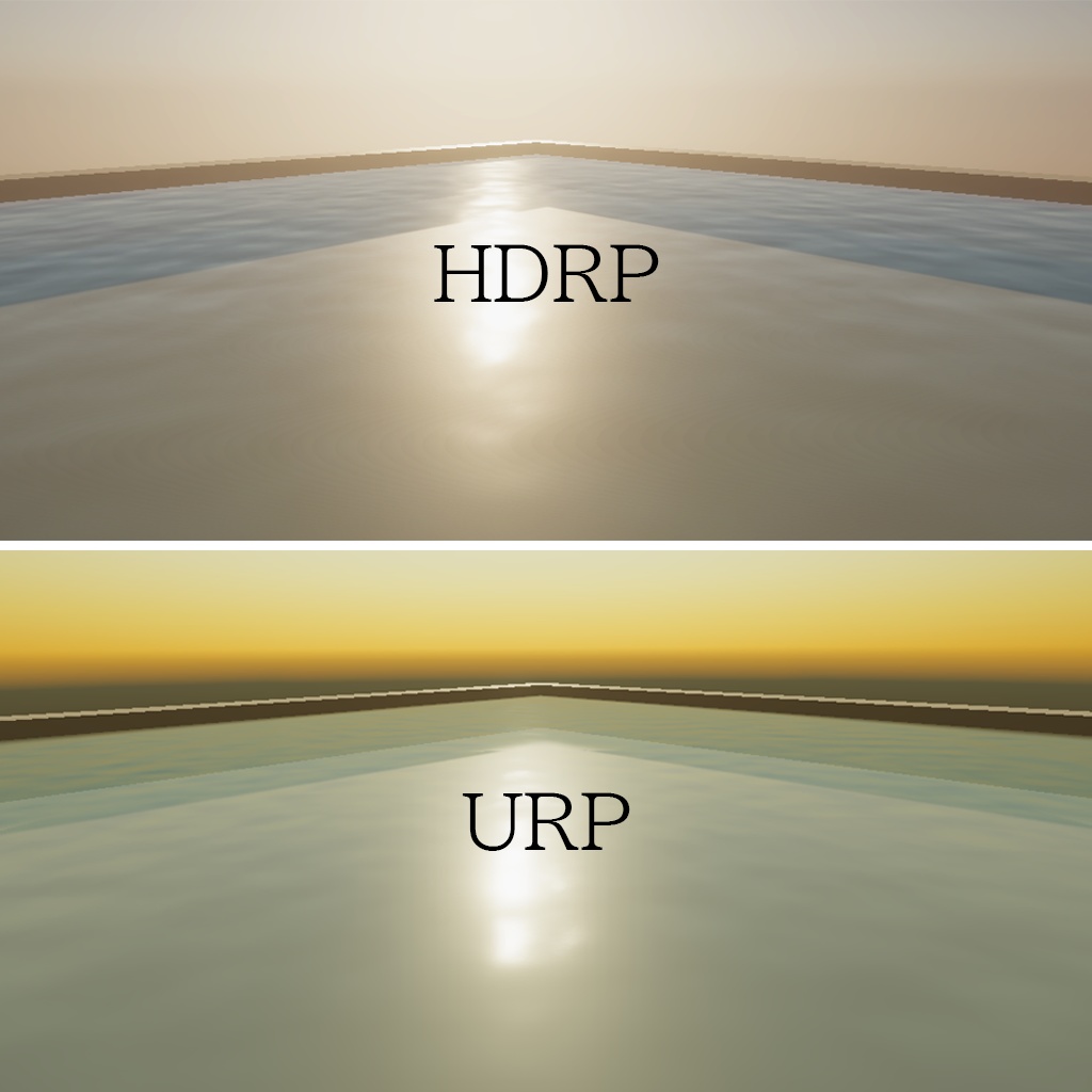 【unity URP/HDRP】汎用性重視の「水面」シェーダー【water shader】