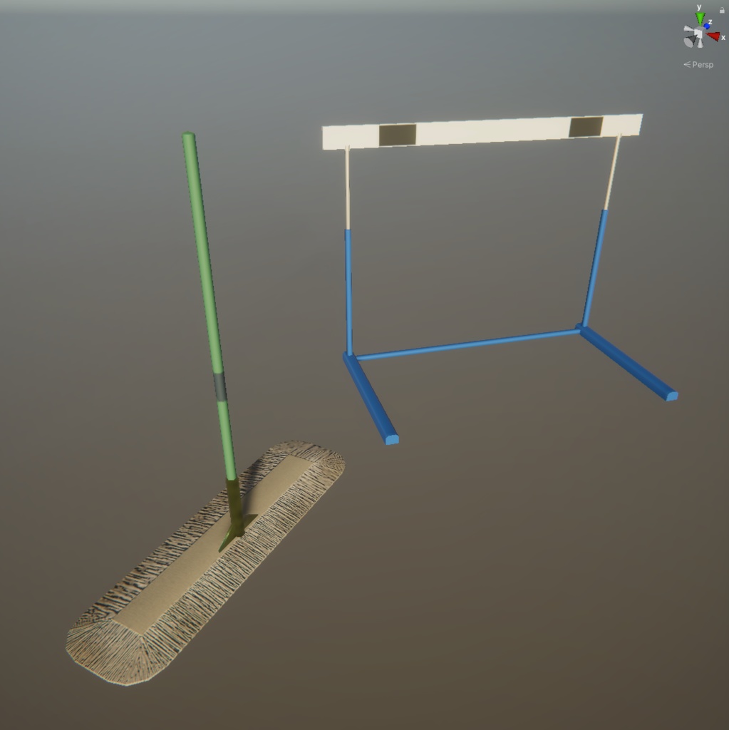 体育館グッズ3Dモデル【unity向け】