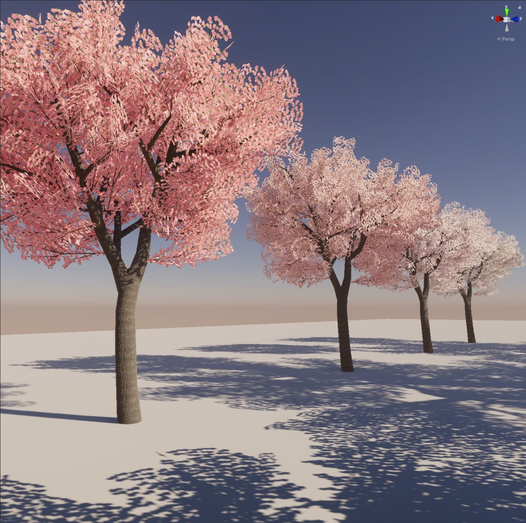 桜の3Dモデル
