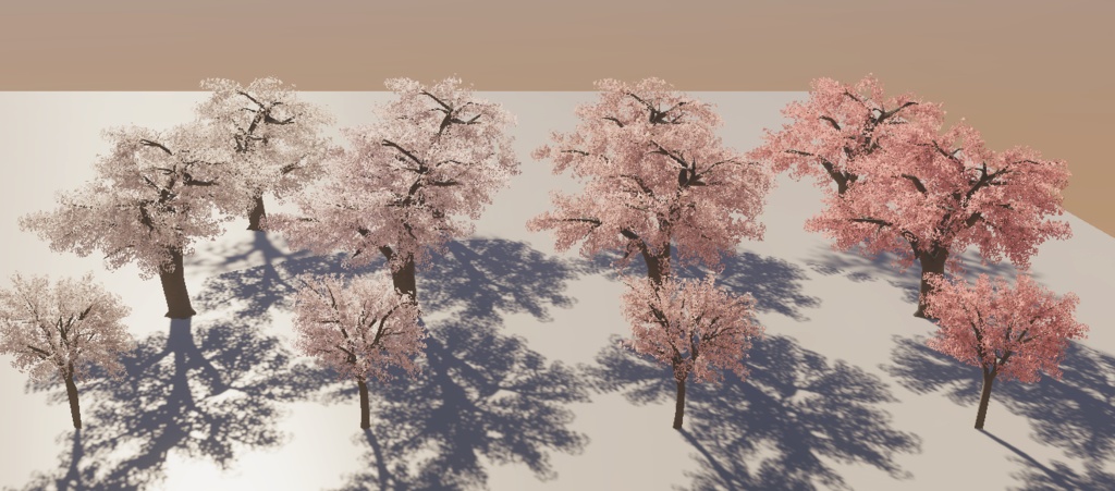 桜の3Dモデル