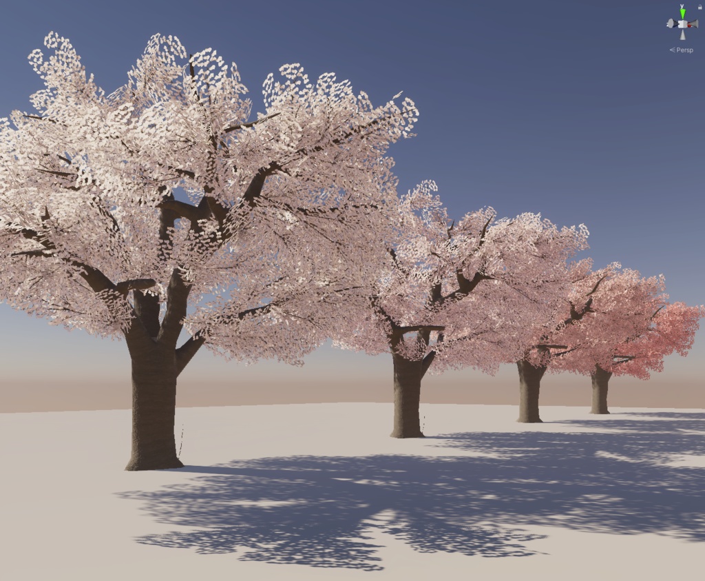 桜の3Dモデル