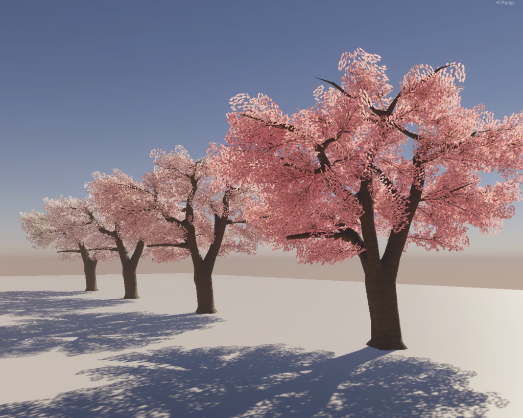 桜の3Dモデル