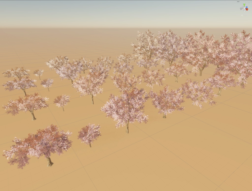 桜の3Dモデル②