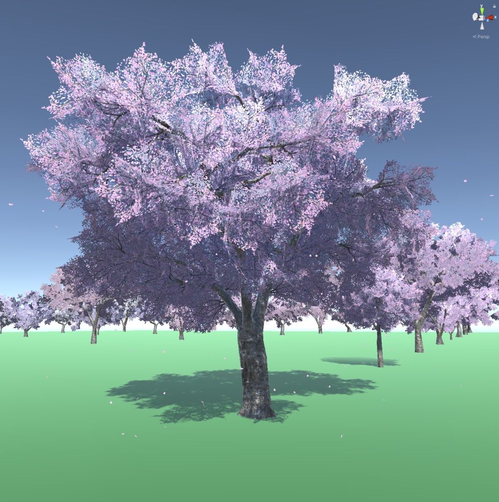 桜の3Dモデル②