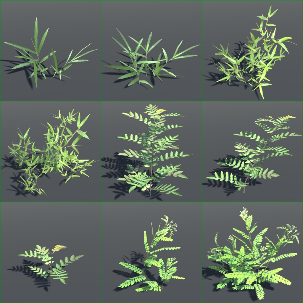 草々の3Dモデル vol.2(26種)