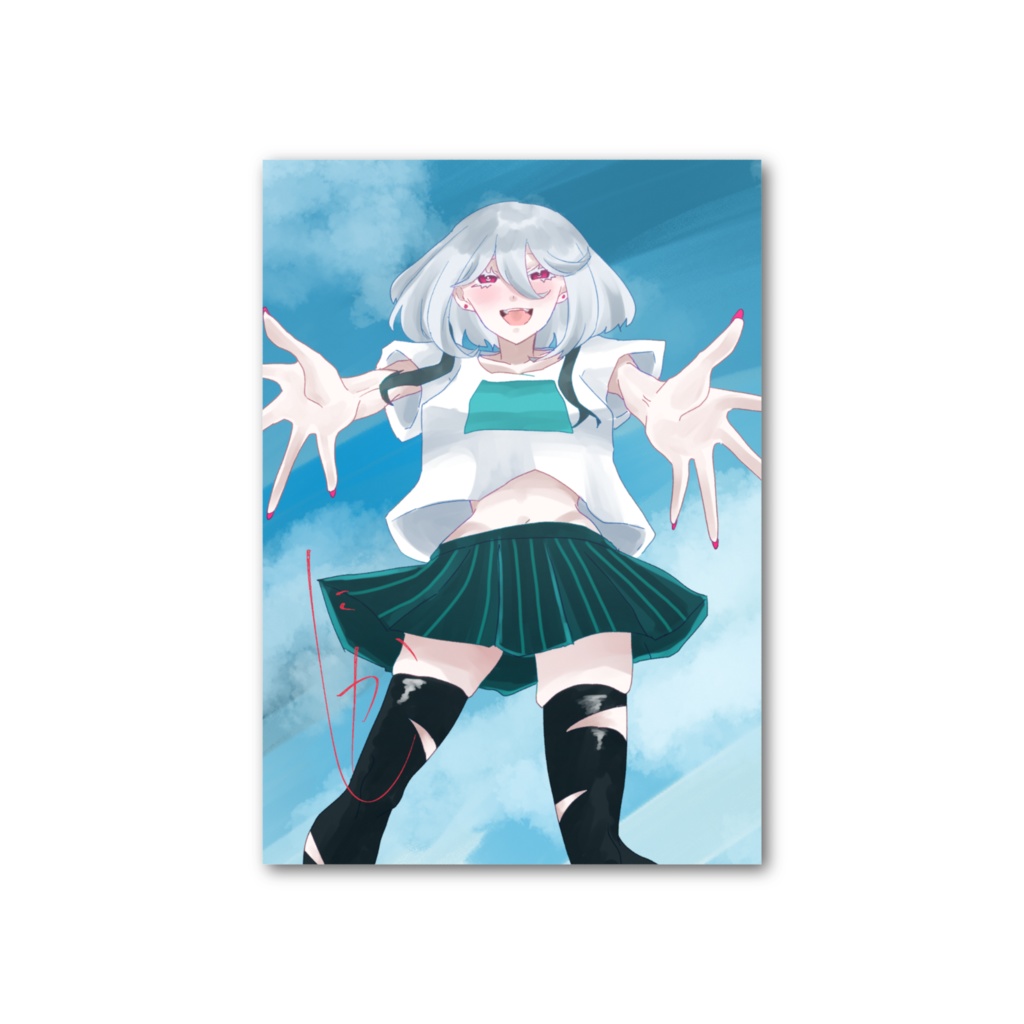 ハーフアニバーサリーポストカード