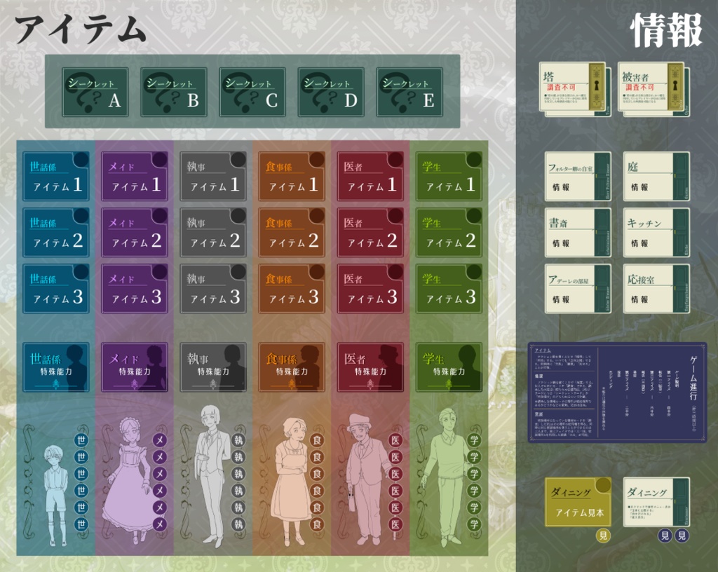 「Adele」オンラインマーダーミステリー