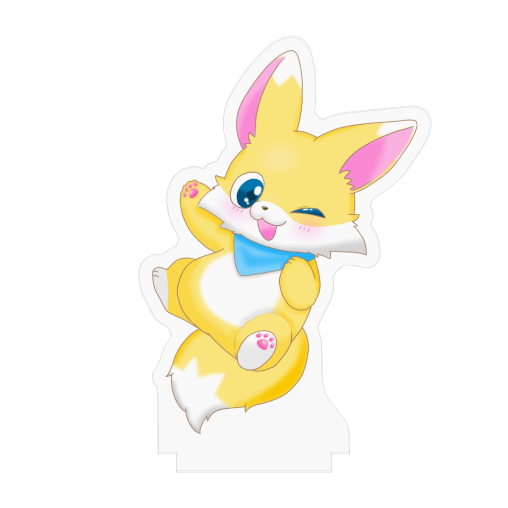 いぬまるアクスタ(ウインク)