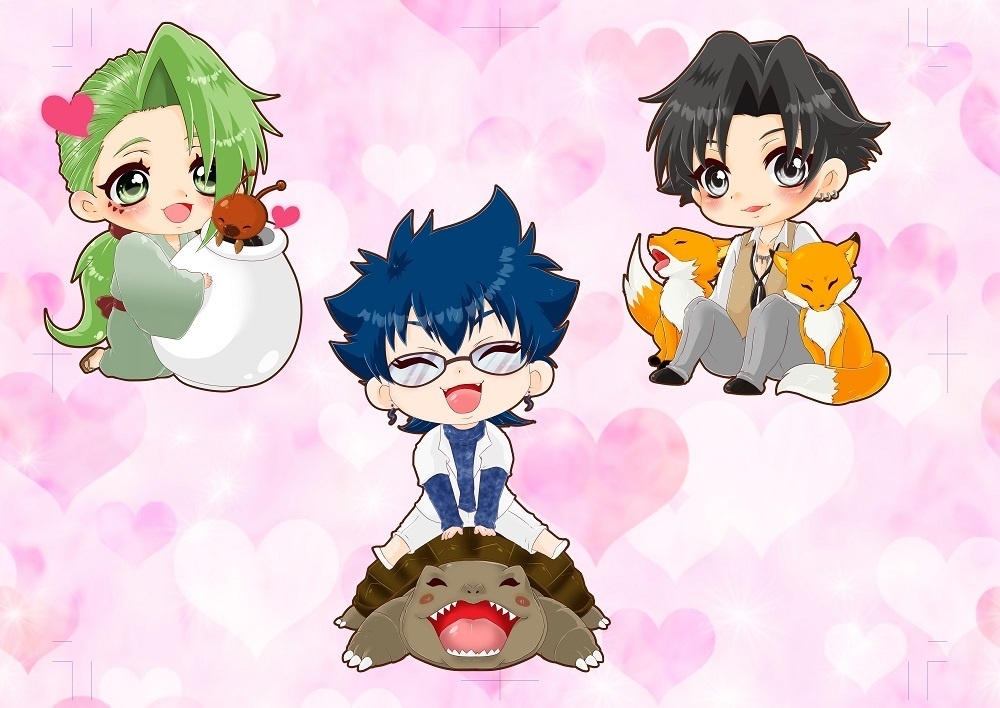 拷ソム3連アクリルミニチャーム