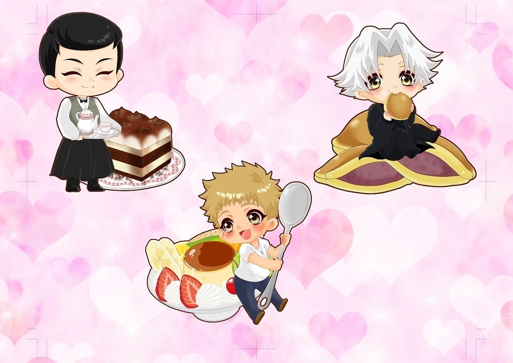 拷ソム3連アクリルミニチャーム