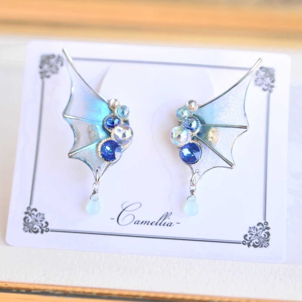 I❤︎B🇺🇸深海マーメイドイメージ イヤークリップ