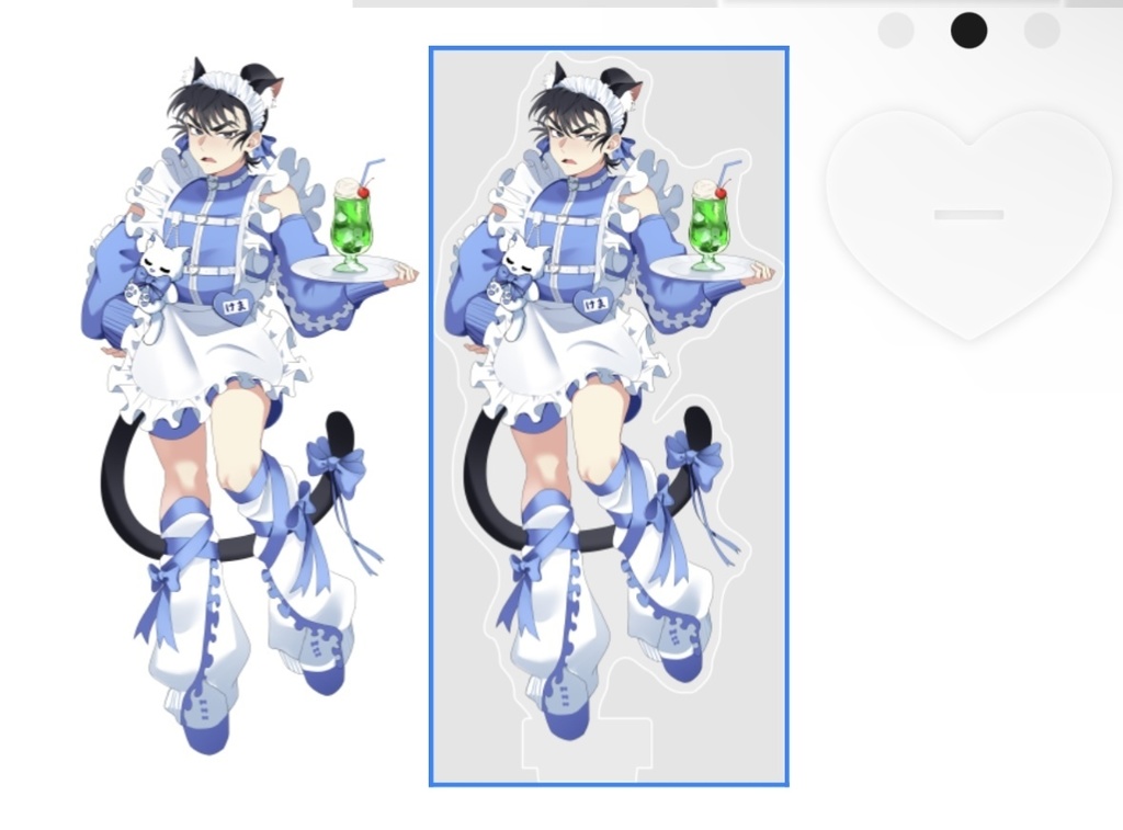 留三郎ねこみみメイドさんアクスタ