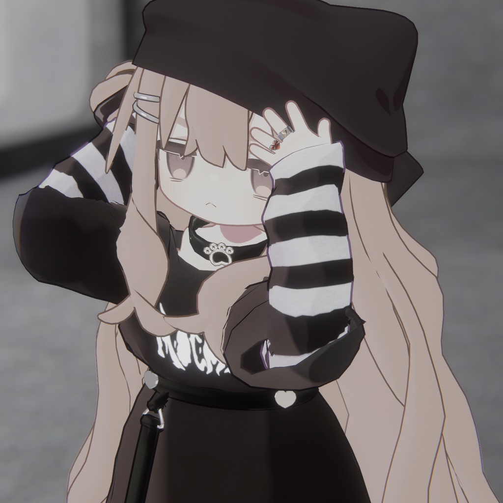 【全アバター対応】ハートの指輪セット【VRChat】