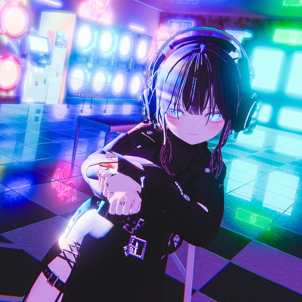 【全アバター対応】ハートの指輪セット【VRChat】