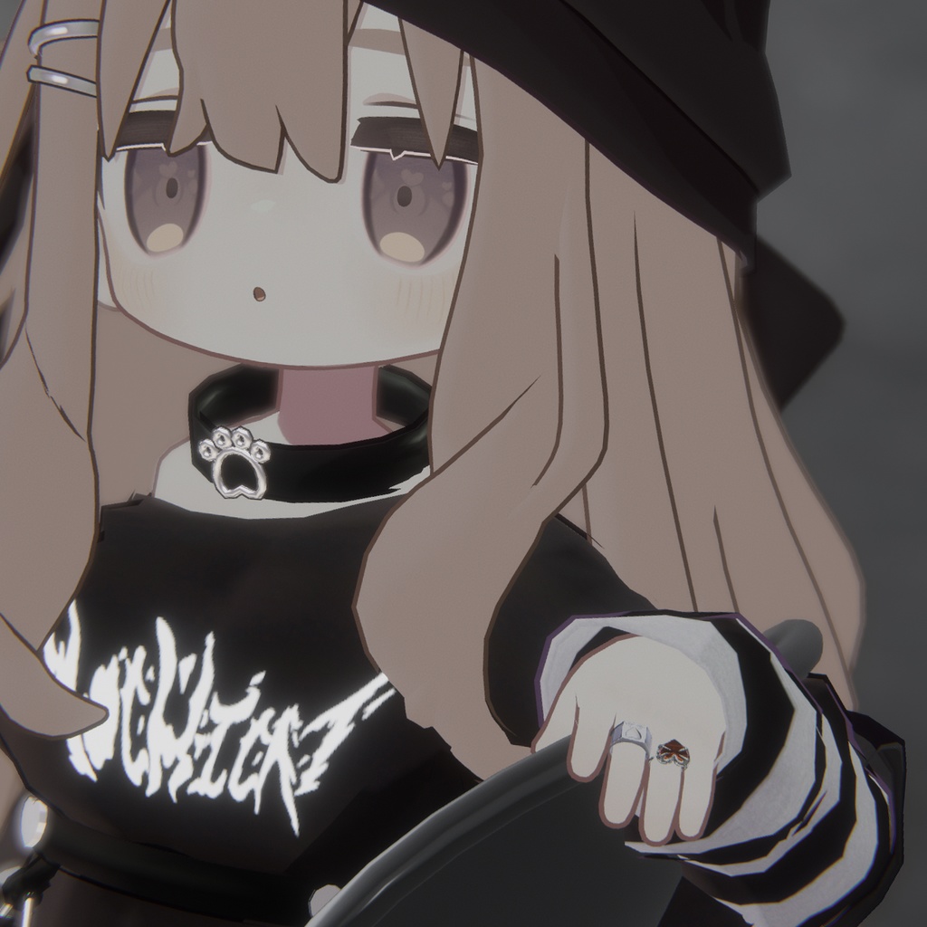 【全アバター対応】ハートの指輪セット【VRChat】