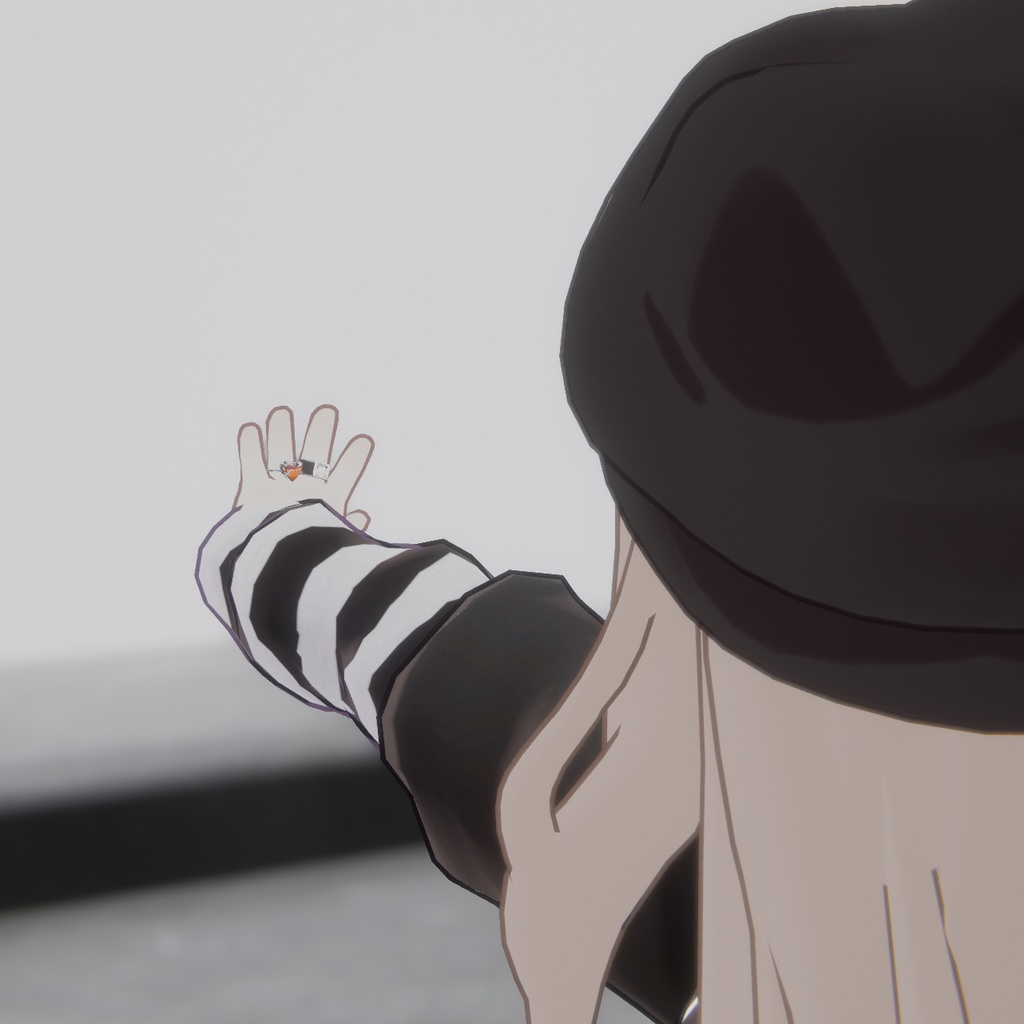 【全アバター対応】ハートの指輪セット【VRChat】