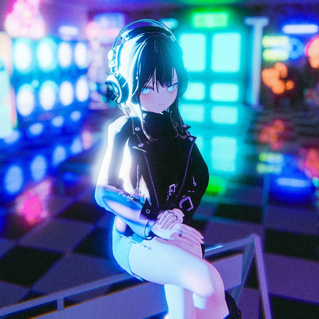 【全アバター対応】ハートの指輪セット【VRChat】