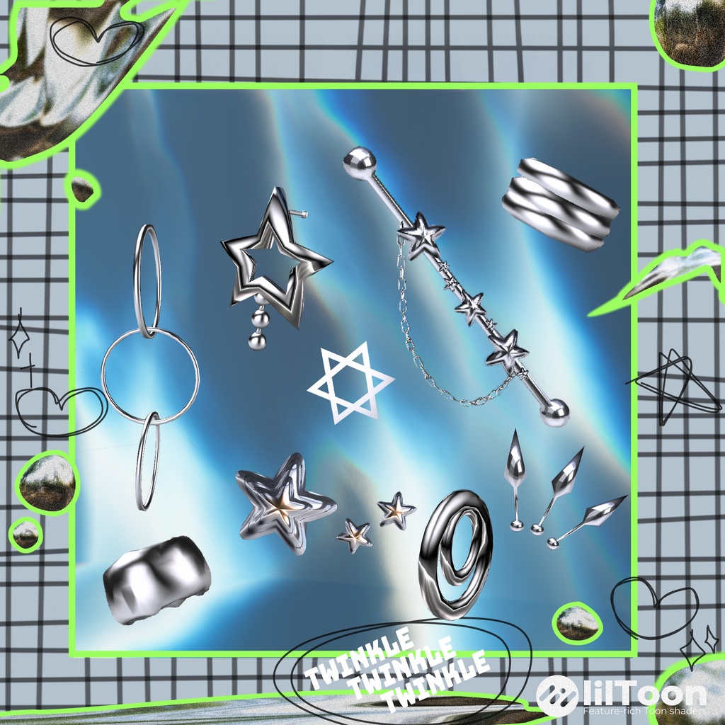 ☆★☆【エク対応/7アバター対応】astra【VRChat】☆★☆