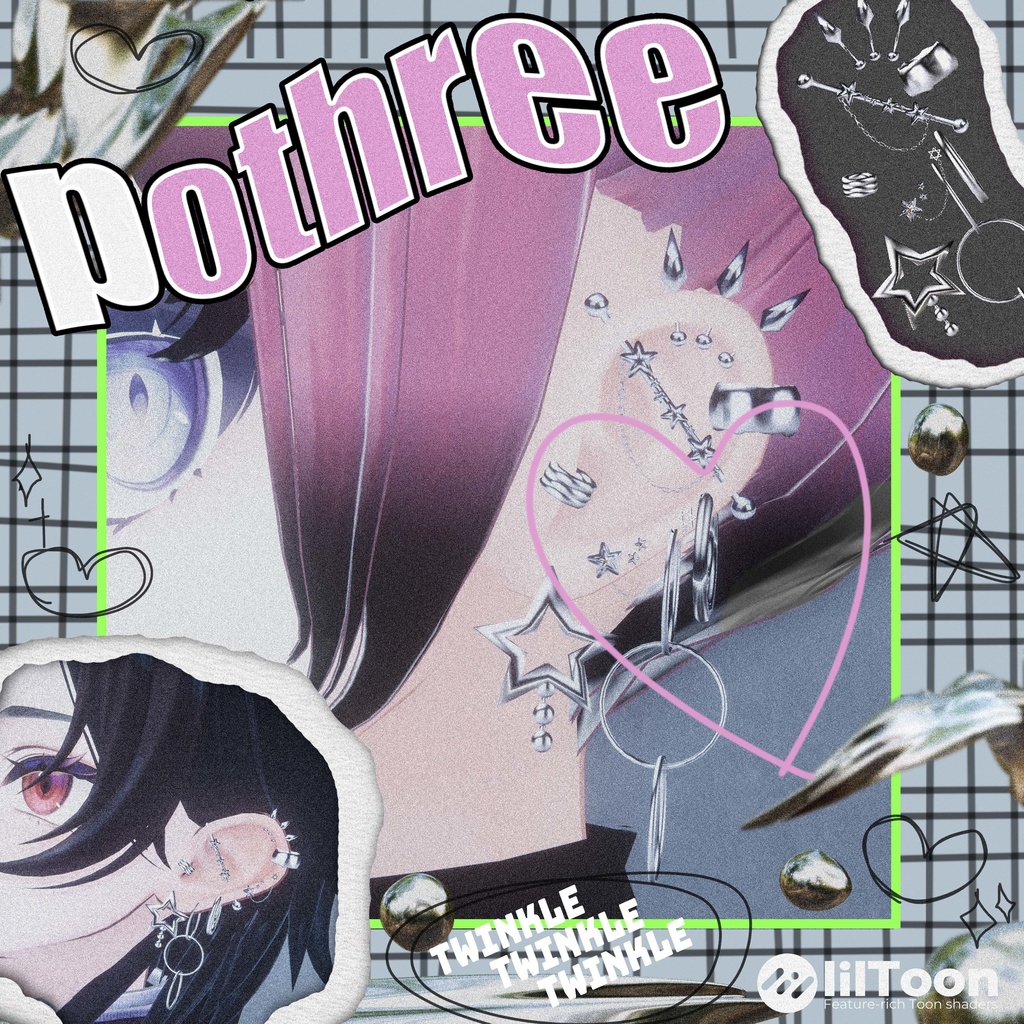 ☆★☆【エク対応/7アバター対応】astra【VRChat】☆★☆