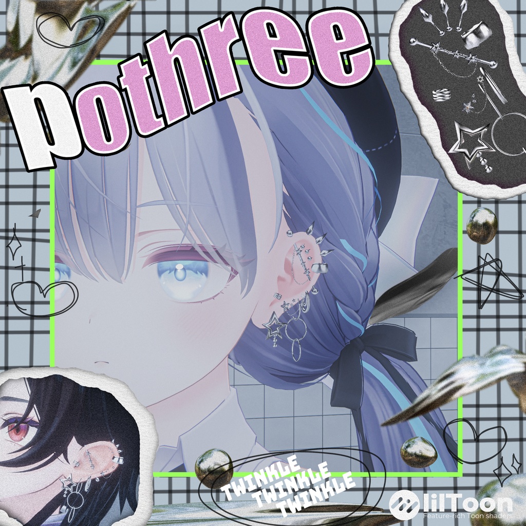 ☆★☆【ラムネ対応/7アバター対応】astra【VRChat】☆★☆