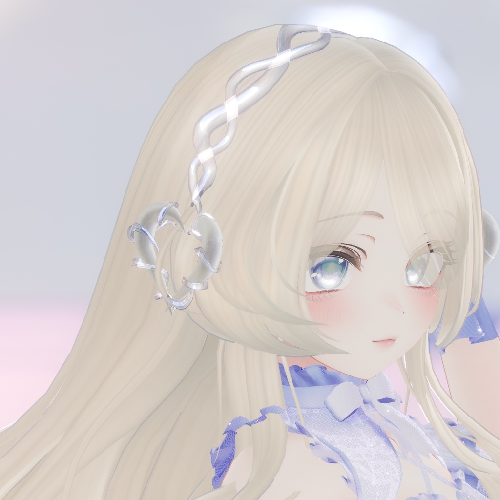 【全アバター/エルシオン対応】ゴシックカチューシャ【VRChat】