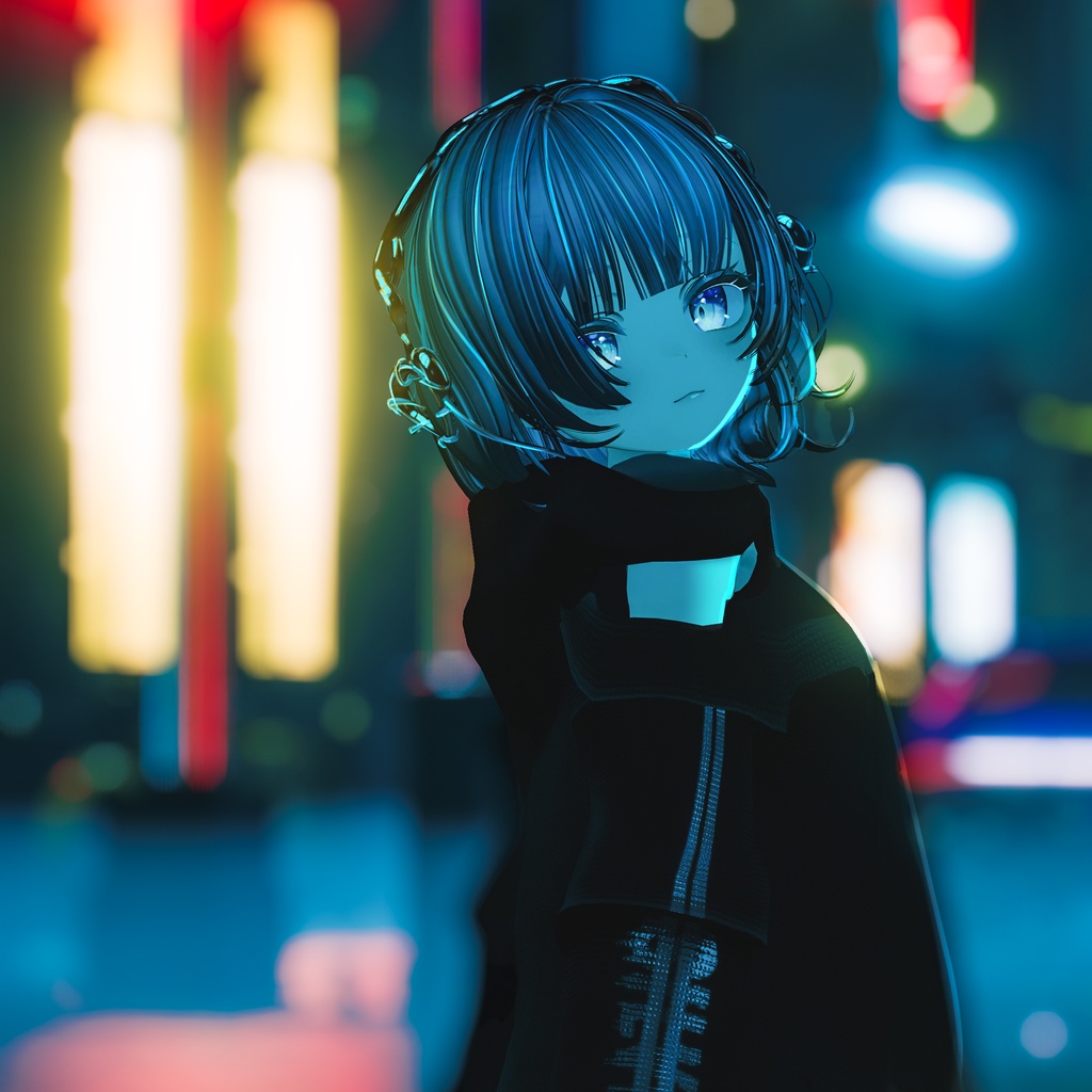 【全アバター/エルシオン対応】ゴシックカチューシャ【VRChat】