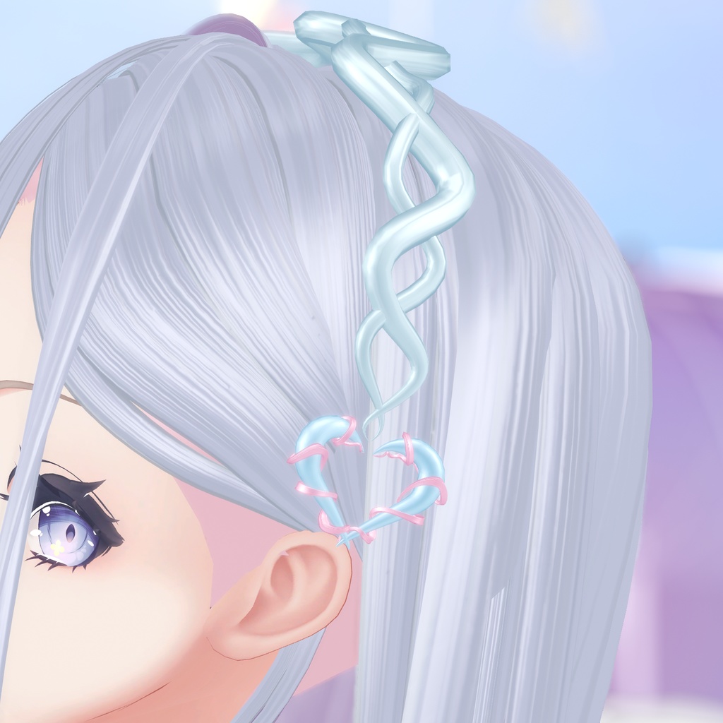 【全アバター/エルシオン対応】ゴシックカチューシャ【VRChat】